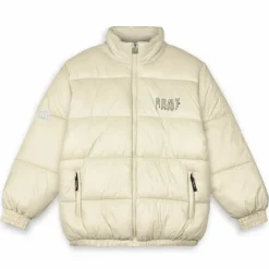 Grimey Abrigo Back At You Puffer - Cream - Fw23 Fashion