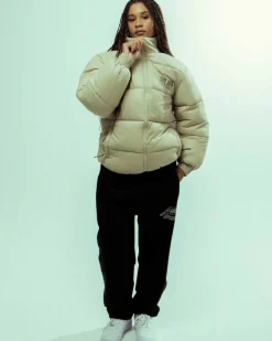 Grimey Abrigo Back At You Puffer - Cream - Fw23 Fashion