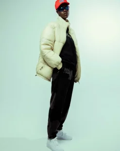 Grimey Abrigo Back At You Puffer - Cream - Fw23 Fashion
