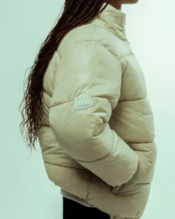 Grimey Abrigo Back At You Puffer - Cream - Fw23 Fashion