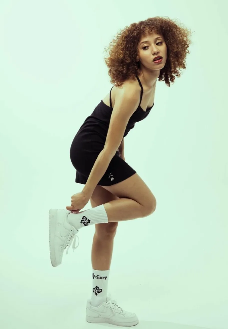 Grimey Calcetines Causing Panic Los Nite - White - Ss24 New