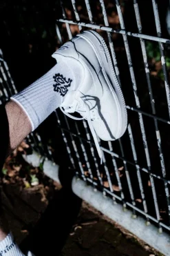 Grimey Calcetines Causing Panic Los Nite - White - Ss24 New