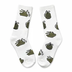 Grimey Calcetines Lucky Dragon - White - Ss24 New