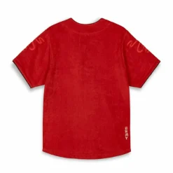 Grimey Camisa De Baseball Lucky Dragon Terry Towelling - Red - Ss24 Outlet