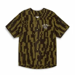 Grimey Camisa De Baseball Lucky Dragon All Over Jacquard - Black - Ss24 Online