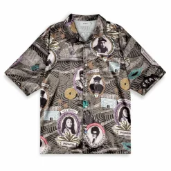 Grimey Camisa Supastar Satin - Green - Ss24 Online