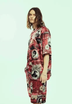 Grimey Camisa Supastar Satin - Red - Ss24 New