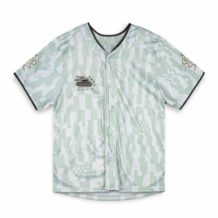 Grimey Camiseta Baseball Lucky Dragon Mesh - White - Ss24 Best Sale