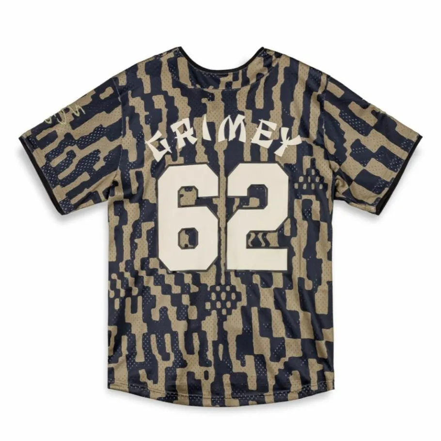 Grimey Camiseta Baseball Lucky Dragon Mesh - Black - Ss24 Hot