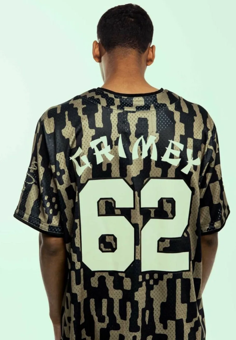 Grimey Camiseta Baseball Lucky Dragon Mesh - Black - Ss24 Hot