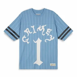 Grimey Camiseta De Football Causing Panic Heavyweight - Blue - Ss24 Hot