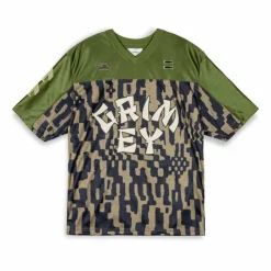 Grimey Camiseta De Football Lucky Dragon Mesh - Green - Ss24 Clearance