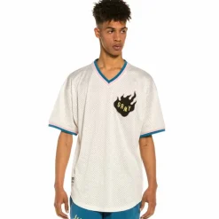 Grimey Camiseta De Mesh Trespass - White- Summer 22 Store