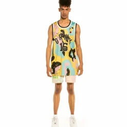 Grimey Camiseta De Tirantes Mesh "Trespass" All Over Print - Camo - Summer 22 Best