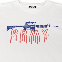 Grimey Camiseta Back At You Regular - White - Fw23 Cheap