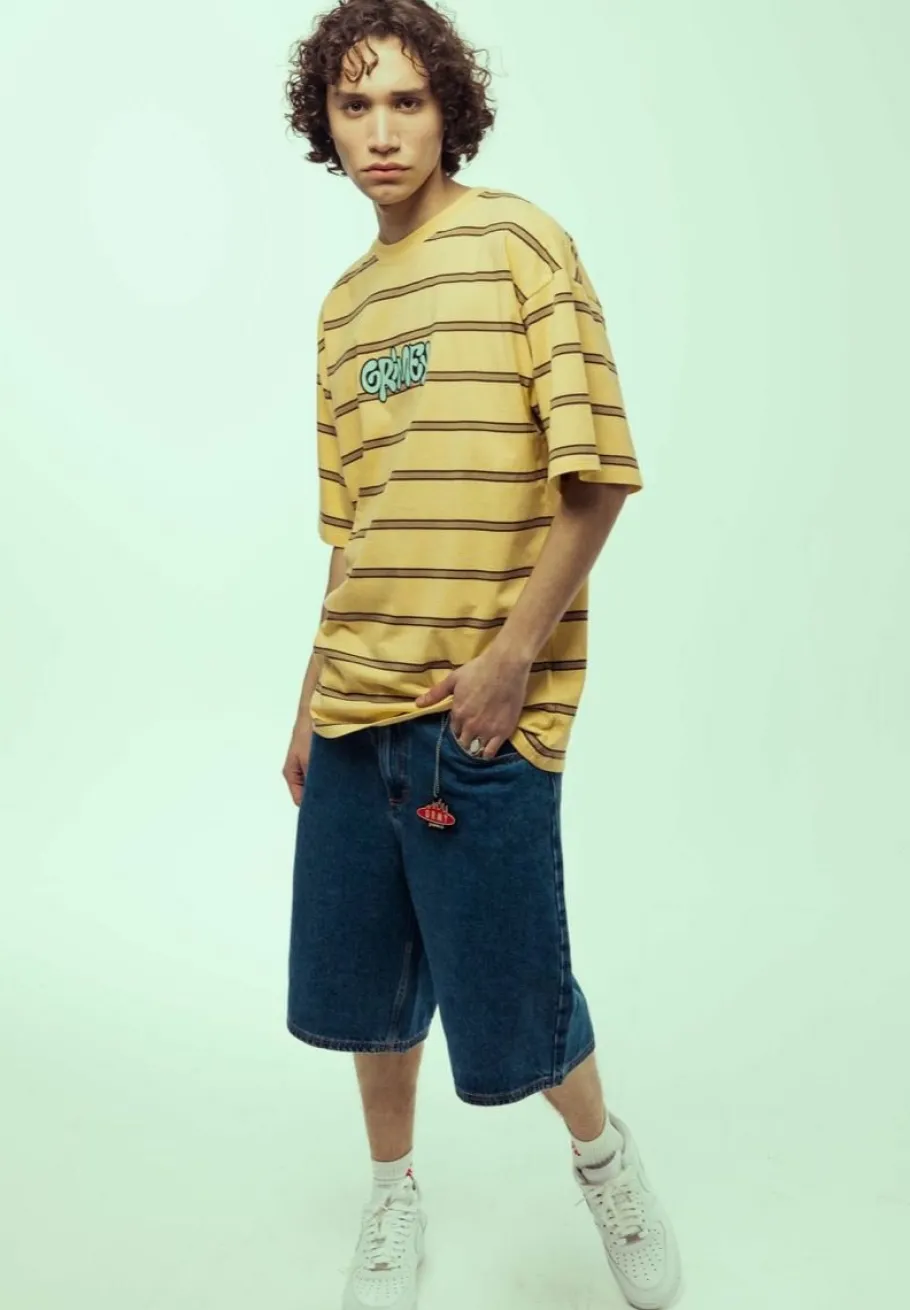 Grimey Camiseta Bloodsucker Oversized - Yellow - Ss24 Best Sale