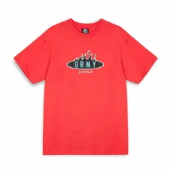 Grimey Camiseta Burn In Flames Regular - Red - Ss24 Store