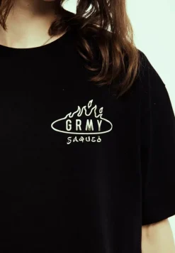 Grimey Camiseta Burn In Flames The Anvil - Black - Ss24 Sale