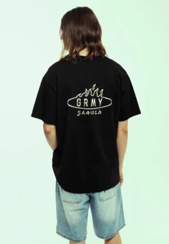 Grimey Camiseta Burn In Flames The Anvil - Black - Ss24 Sale