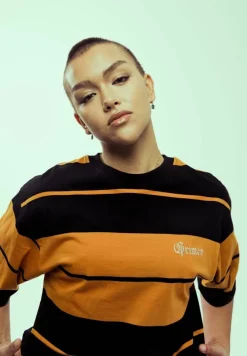 Grimey Camiseta Causing Panic Oversized - Orange - Ss24 Fashion