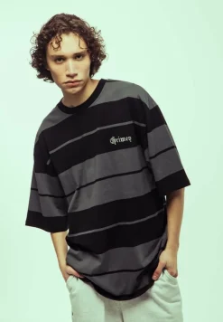 Grimey Camiseta Causing Panic Oversized - Grey - Ss24 New