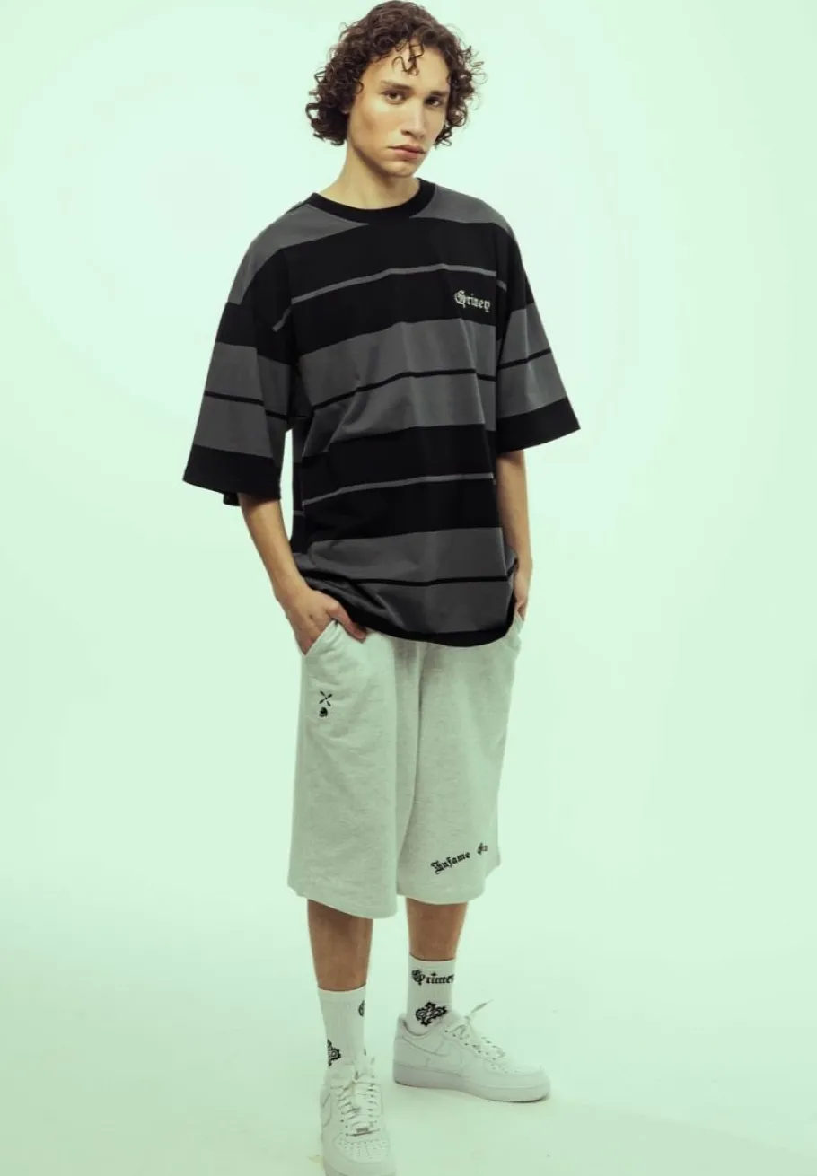 Grimey Camiseta Causing Panic Oversized - Grey - Ss24 New