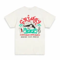 Grimey Camiseta Causing Panic The Charleston Blvd Regular - White - Ss24 Sale