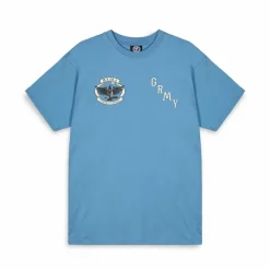 Grimey Camiseta Causing Panic The Mecha Regular - Blue - Ss24 Cheap