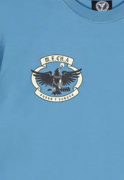 Grimey Camiseta Causing Panic The Mecha Regular - Blue - Ss24 Cheap