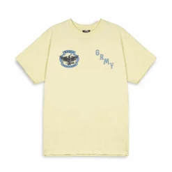 Grimey Camiseta Causing Panic The Mecha Regular - Cream - Ss24 New
