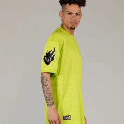 Grimey Camiseta Cloven Tongues Mesh - Fluor Lime - Summer 23 Hot