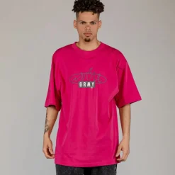 Grimey Camiseta Cloven Tongues Oversized - Red - Summer 23 Clearance