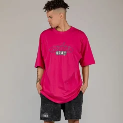 Grimey Camiseta Cloven Tongues Oversized - Red - Summer 23 Clearance