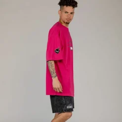 Grimey Camiseta Cloven Tongues Oversized - Red - Summer 23 Clearance