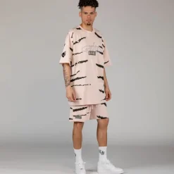 Grimey Camiseta Cloven Tongues All Over Print Oversized - Cream - Summer 23 Hot