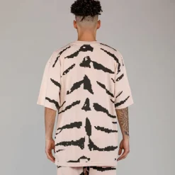 Grimey Camiseta Cloven Tongues All Over Print Oversized - Cream - Summer 23 Hot