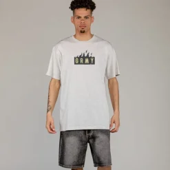 Grimey Camiseta Cloven Tongues Grmy Regular - Sport Grey - Summer 23 Sale