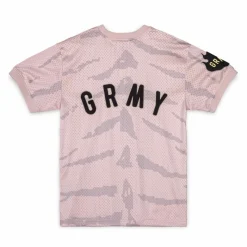 Grimey Camiseta Cloven Tongues All Over Print Mesh - Cream - Summer 23 Clearance