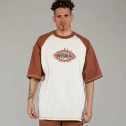 Grimey Camiseta Fire Route Bicolor - White - Spring 23 Cheap