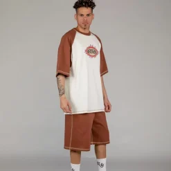 Grimey Camiseta Fire Route Bicolor - White - Spring 23 Cheap