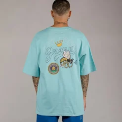 Grimey Camiseta Hive Heavyweight - Blue - Fall 22 Online