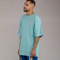 Grimey Camiseta Hive Heavyweight - Blue - Fall 22 Online