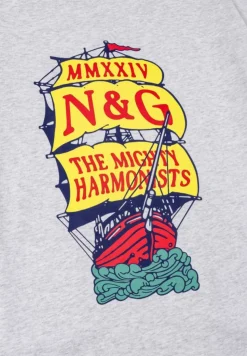 Grimey Camiseta Mighty Harmonist Nautica X Grmy - Sport Grey - Ss24 Shop