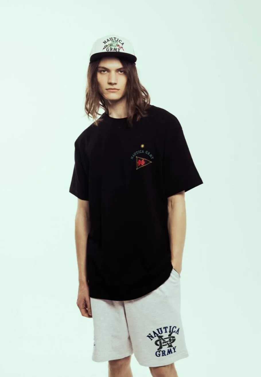 Grimey Camiseta Mighty Harmonist Nautica X Grmy - Black - Ss24 Cheap