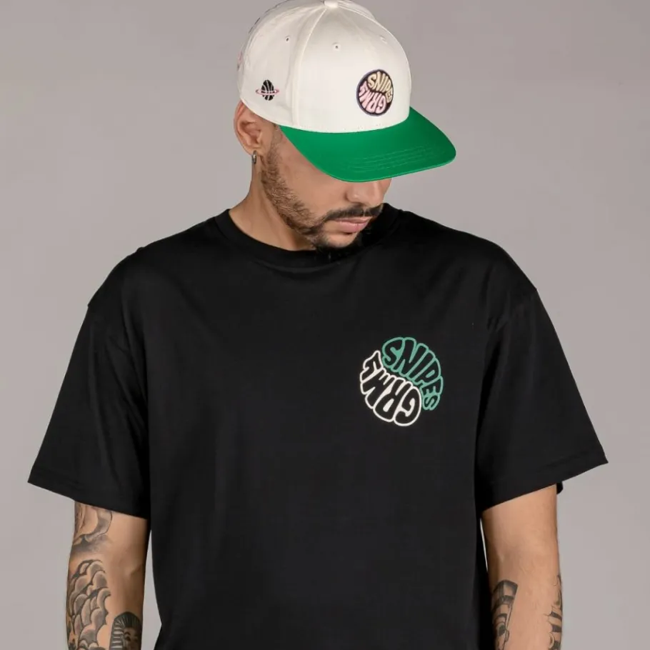 Grimey Camiseta "Snipes X True Roots" - Black - Fall 22 New