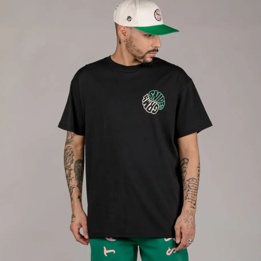 Grimey Camiseta "Snipes X True Roots" - Black - Fall 22 New