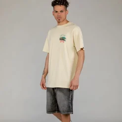 Grimey Camiseta The Bali-Hai - Cream - Spring 23 Clearance