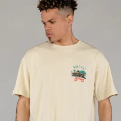 Grimey Camiseta The Bali-Hai - Cream - Spring 23 Clearance