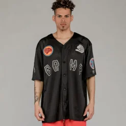 Grimey Camiseta The Clout Mesh Baseball - Black - Spring 23 Fashion