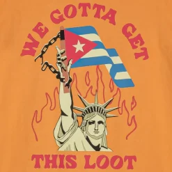 Grimey Camiseta The Cuban Linx Regular - Orange - Fw23 Cheap